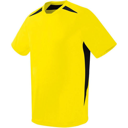 Russell Athletic Youth Hawk Jersey (322871), Color 'Power Yellow/Black'